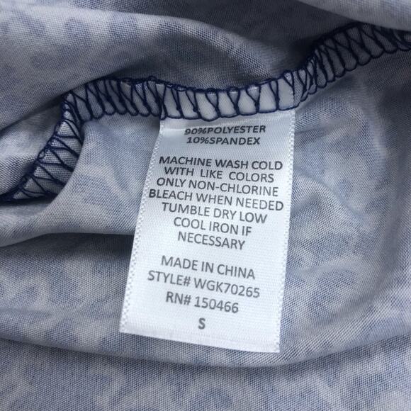 NWT Market & Spruce Blue Geometric Medallion Print Maxi Dress with Strappy Back - Picture 11 of 16